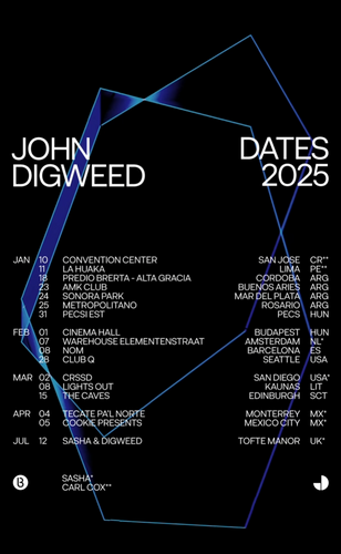 John Digweed’s 2025 Tour Is Taking Over the Underground – See the Full List of Dates