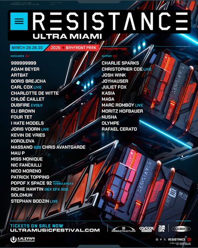 Ultra Miami 2025: Techno and House Takeover with Richie Hawtin and More